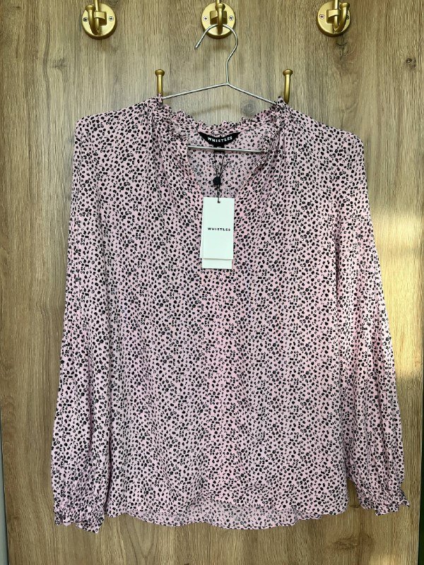 Льняной пиджак Topshop, блузка Whistles 9