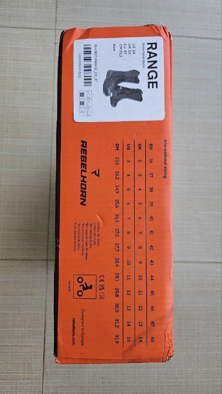 Мотоботы Rebelhorn Range размер 47 новые 6