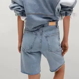 Джинсовые бермуды MANGO 2
