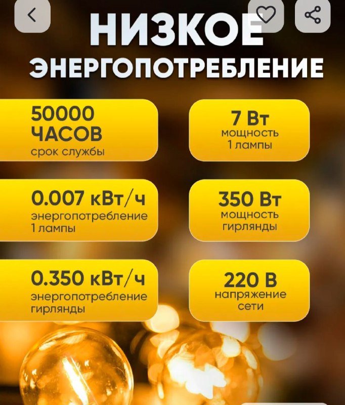 Гирлянды светодиодные 9 метров 2 штуки 3