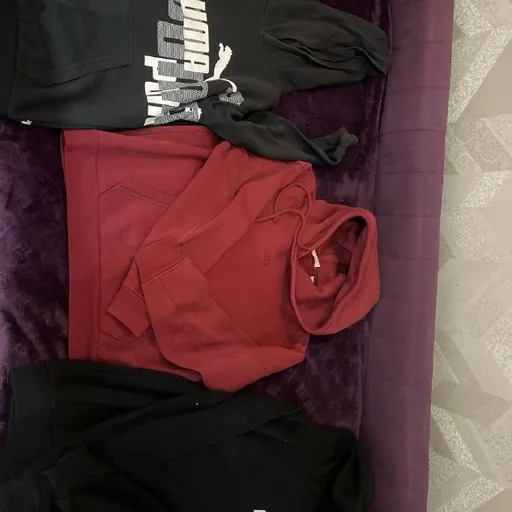 Худи Puma, худи NASA, бордовое худи