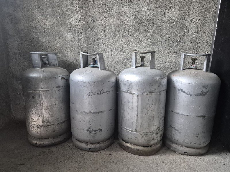 ვენტილაციის სისტემა, 50-ლიტრიანი გაზის ბალონები 6