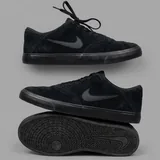 Мужские замшевые кеды Nike SB Charge All Black 1