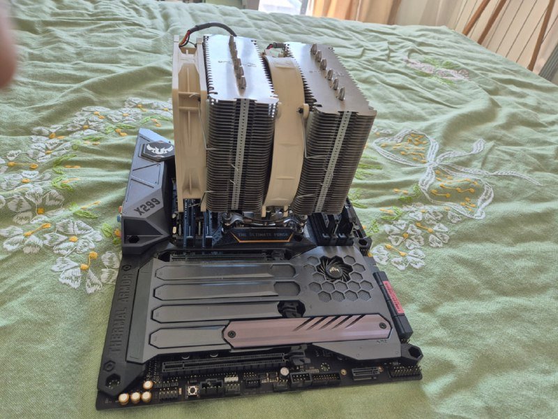 Комплект CPU, материнка, RAM, кулер Intel Core i7-7800X ASUS TUF X299 MARK 1 Noctua NF-P12 32 ГБ DDR4