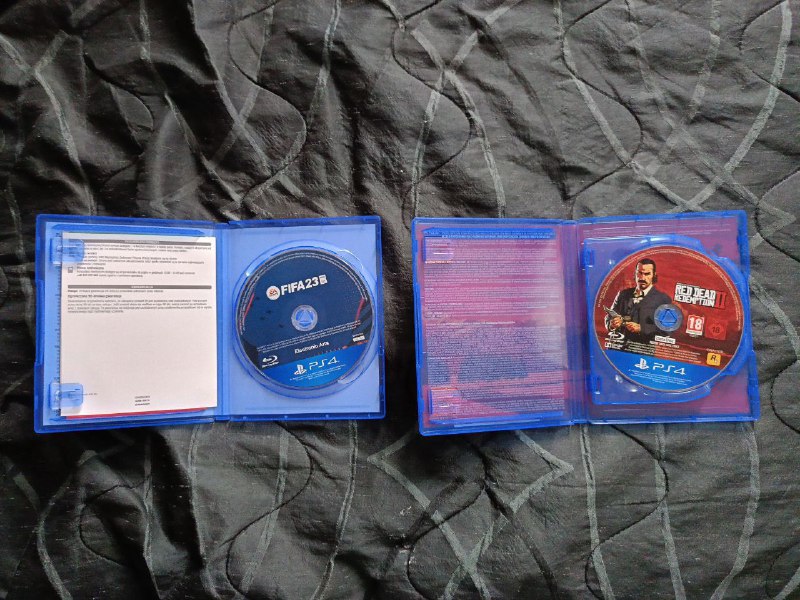 Диски FIFA 23, Red Dead Redemption 2 для PS4 2