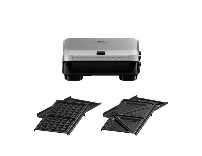 Электрогриль Braun SnackMaker с пластинами для вафель и сэндвичей