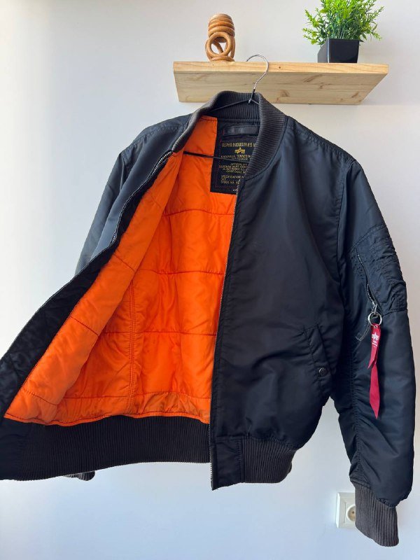 Бомбер Alpha Industries черный размер L 2