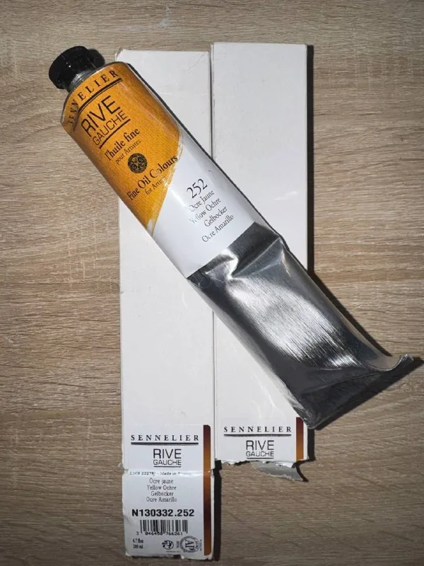 Масляная краска Sennelier, жёлтая охра