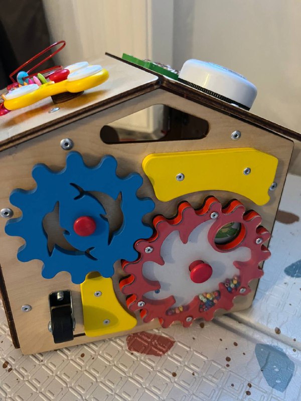 Бизидом (бизиборд) детская игрушка развивающая 6