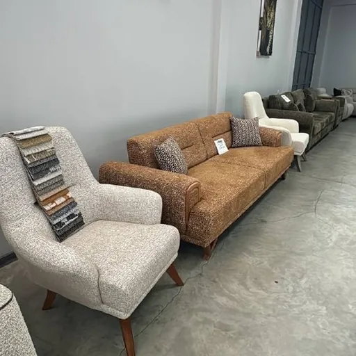 Sofa and 2 armchairs