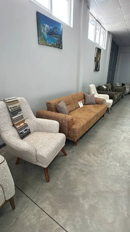 Sofa and 2 armchairs