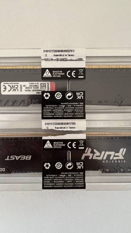 ОЗУ Kingston FURY Beast DDR4 2×8GB 3200MHz комплект 4