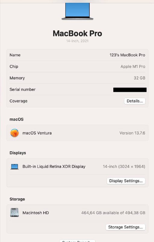 Macbook Pro 14 Inch 2021, 32GB RAM, 512GB Storage 3