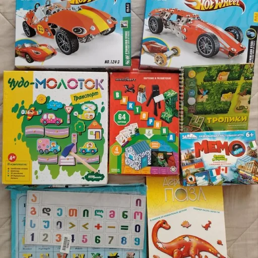 Конструкторы, настольные игры
