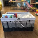Плетеный короб для хранения 1