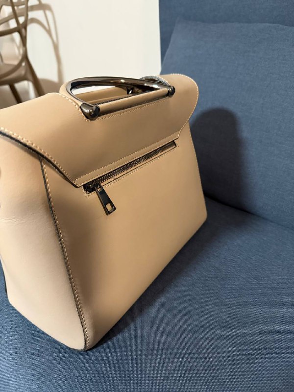 Кожаная сумка итальянского бренда, бананка Massimo Dutti кожа 3