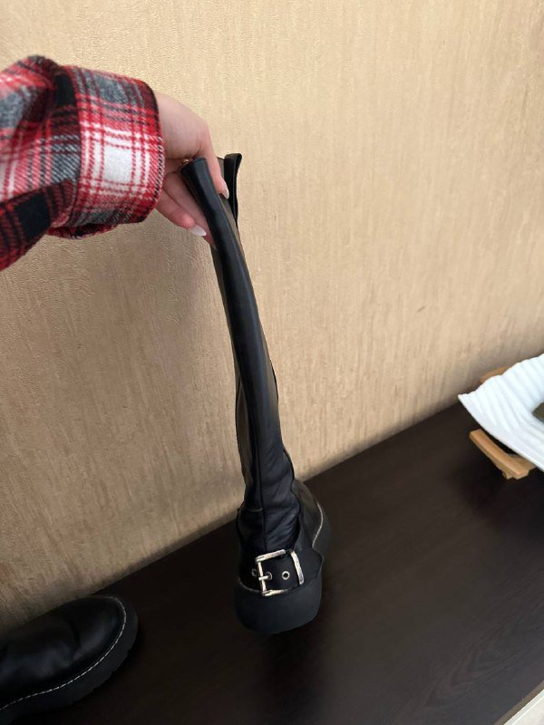 Кожаные сапожки 38.5-39 размер 4