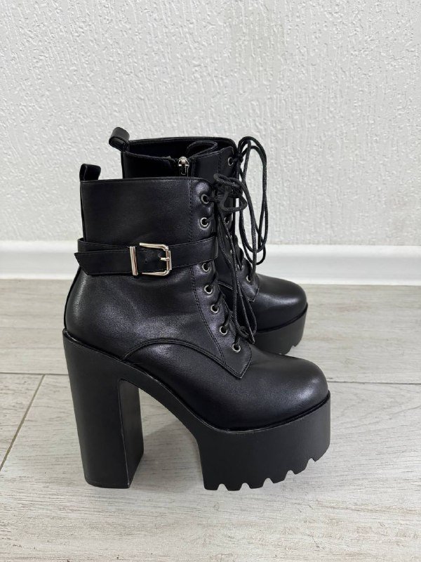 Ботинки сапоги демисезонные экокожа 39-40