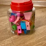 Елочка декоративная, сортировка деревянная, шнуровка, вкладыши, игральные кости, сортер, липучки, панда, машина-трансформер 3