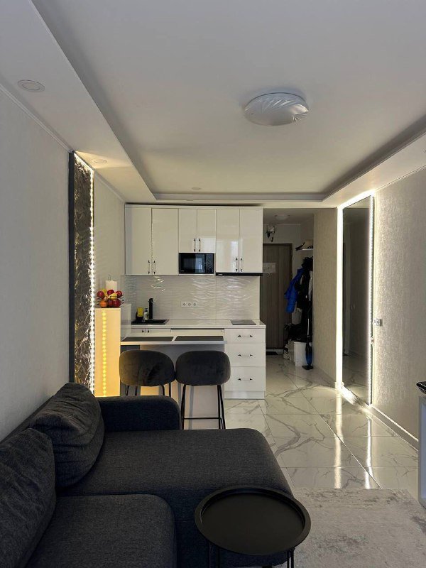 Студия квартира на год с видом на море