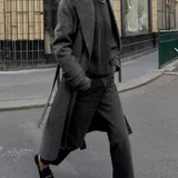 Рубашка Zara, свитер Massimo Dutti, костюм Nike, пальто Zara, реглан Zara, футболка Calvin Klein, джинсы Massimo Dutti 5