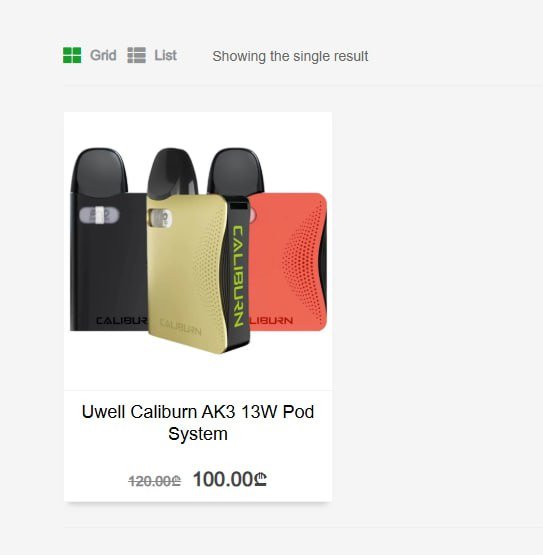 Uwell Caliburn AK3 13W Pod System электронная сигарета 2