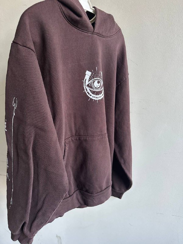 Худи Bad Bunny Tour Brown М 2