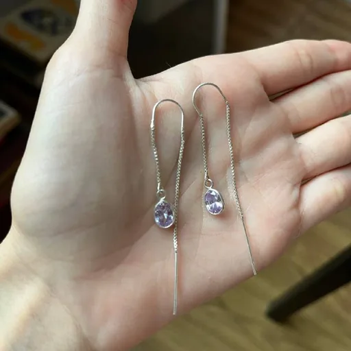Серьги, серебро
