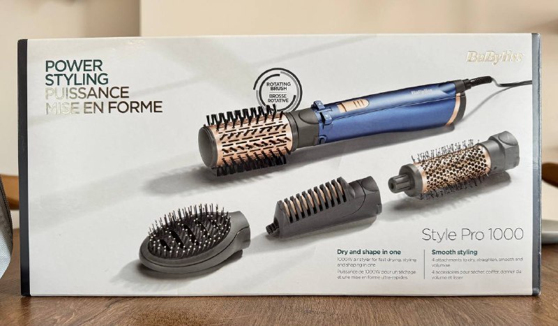 Фен-щетка BABYLISS STYLE PRO 1000