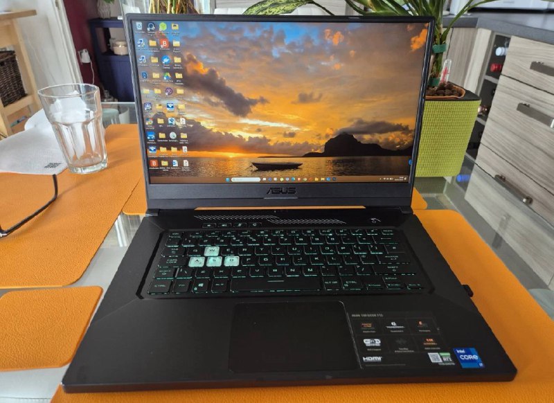 Игровой ноутбук Asus Intel I5 RTX 3050 TI 16GB 512GB 144HZ