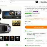 Автомобильный видеорегистратор с двумя камерами 4