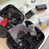 Кейс с креплениями и аккумуляторами для Sony HDR-AS30V 1