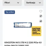 KINGSTON NV3 1TB M.2 NVMe PCIe 4.0 SSD 2