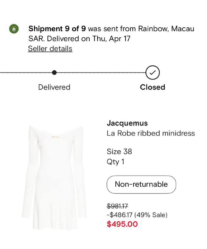 Платье Jacquemus размер 38 новое 4