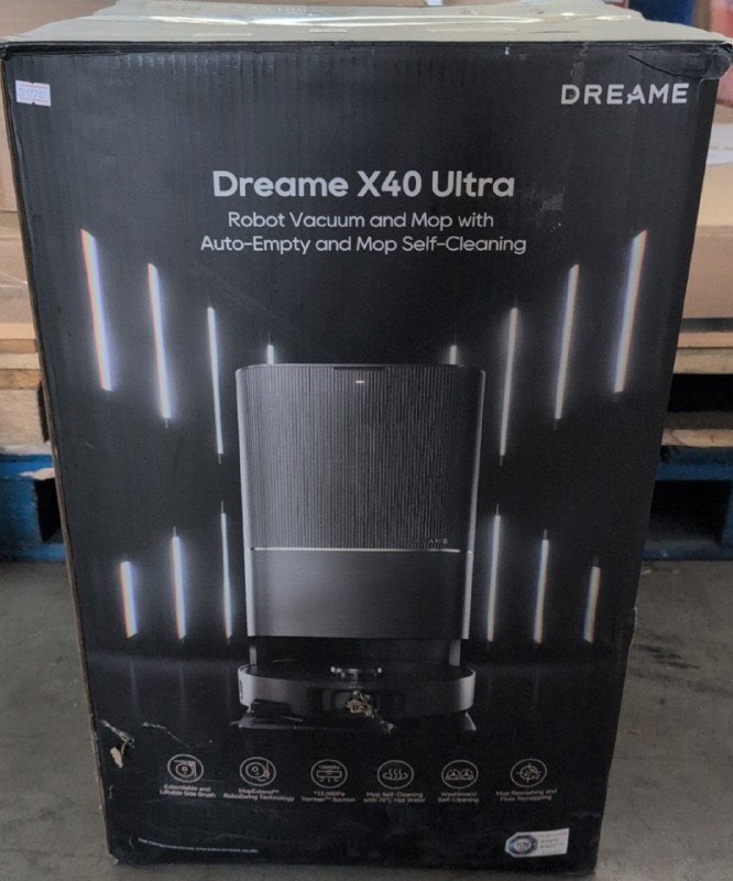 Dreame X40 Ultra робот-пылесос и мойщик черный