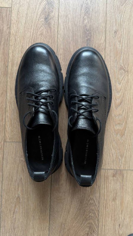 Мужские ботинки из натуральной кожи, размер EU 44 / UK 10