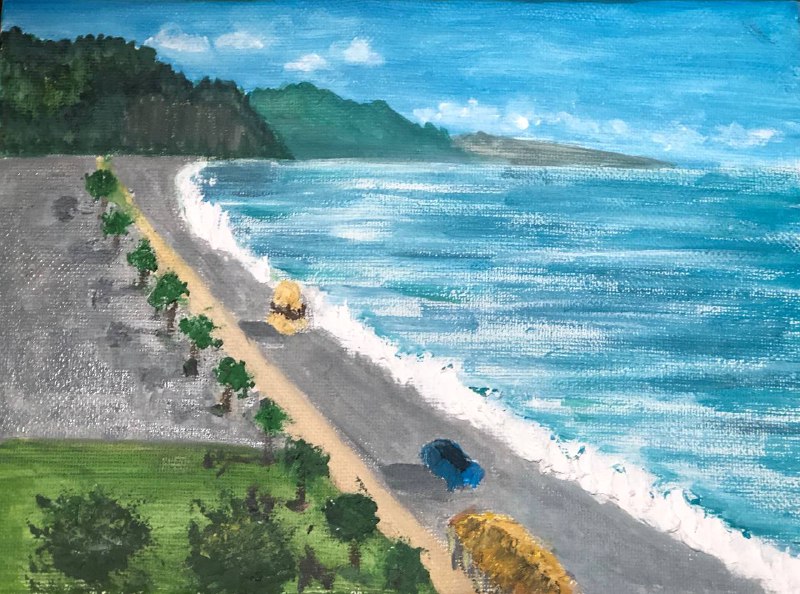 Картина акрилом, маленькая 15х20 см на подрамнике 2