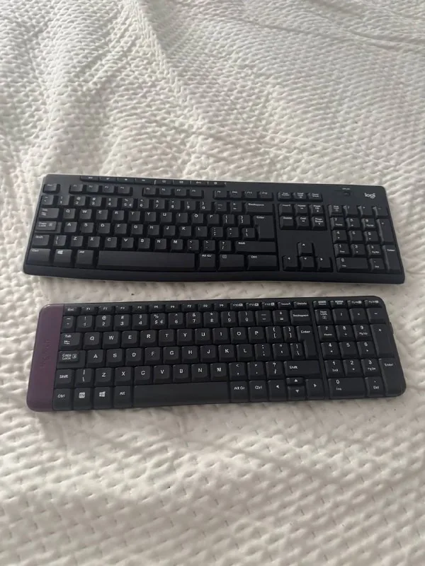 Беспроводные клавиатуры Logitech, проводная клавиатура Logitech 1