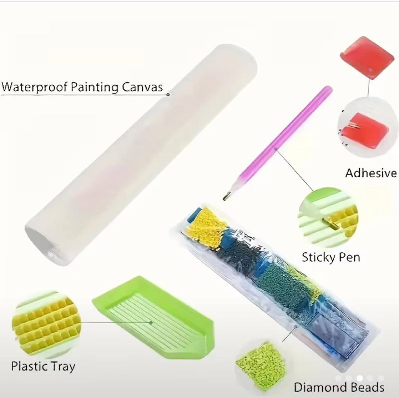 Набор для алмазной живописи 35x35 без рамы 2