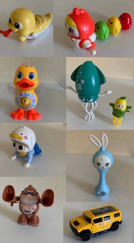 Детские игрушки, книги, коврик