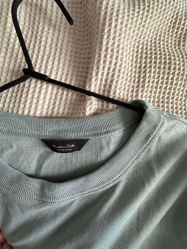 Майка Massimo Dutti лазурная размер L 1