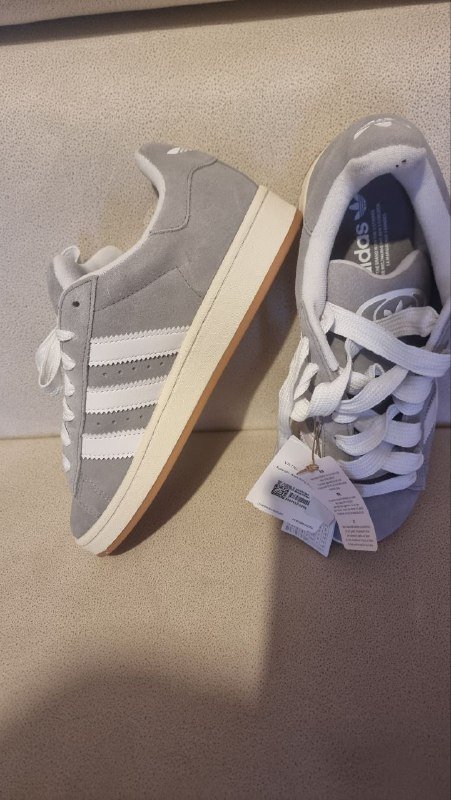 Adidas Campus серые мужские кроссовки, размер 42 2
