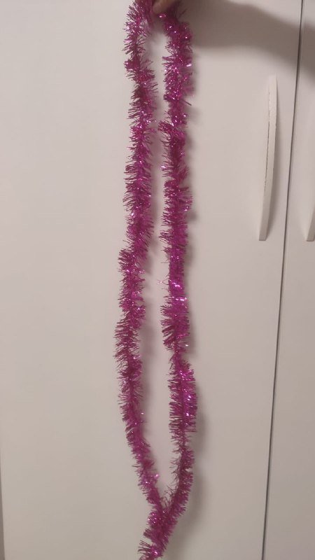 Новогодние гирлянды бордового цвета 2 метра 3