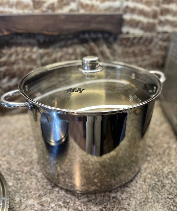 Кастрюля 18 литров нержавейка толстое дно