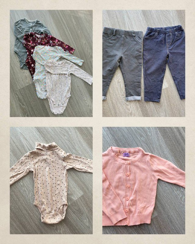 Пакет одежды для девочки 1,5 годика 86 размер 2