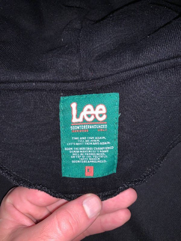 Оверсайз худи Lee размер L 4