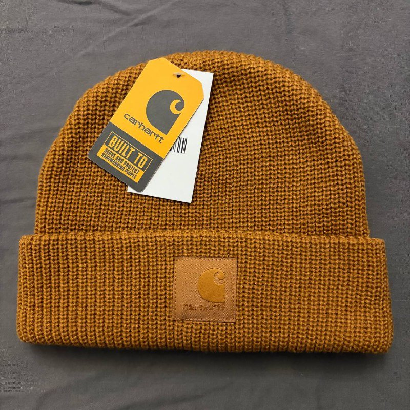 Шапки Carhartt (реплики) коричневые 1