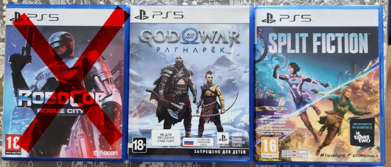 Split Fiction, God of War Ragnarok игры для PS5
