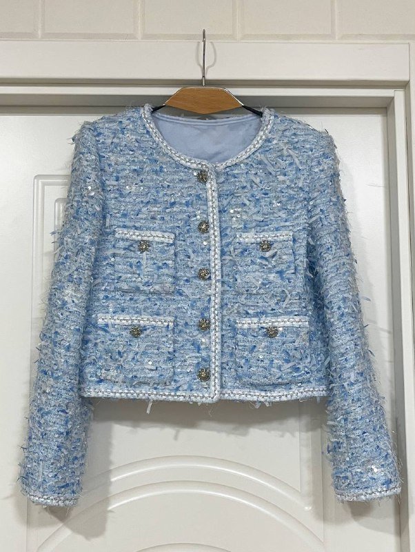 Новый теплый женский жакет размер М