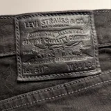 Чёрные джинсы Levi's 511 Slim 3